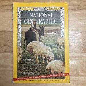 Vintage National Geographic December 1966 Abraham Massachusetts Insects Lasers